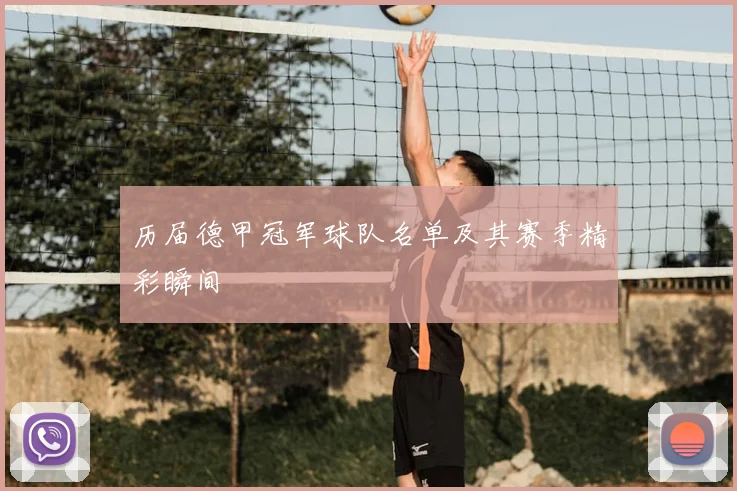 历届德甲冠军球队名单及其赛季精彩瞬间